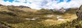 Cajas National Park Panorama, West of Cuenca, Ecuador